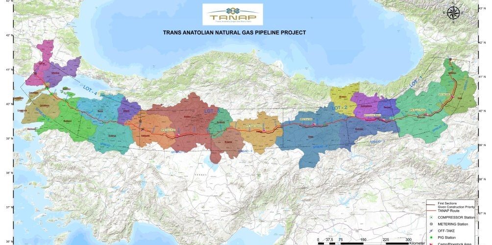 Trans Anadolu Doğalgaz Boru Hattı TANAP LOT4 BVS